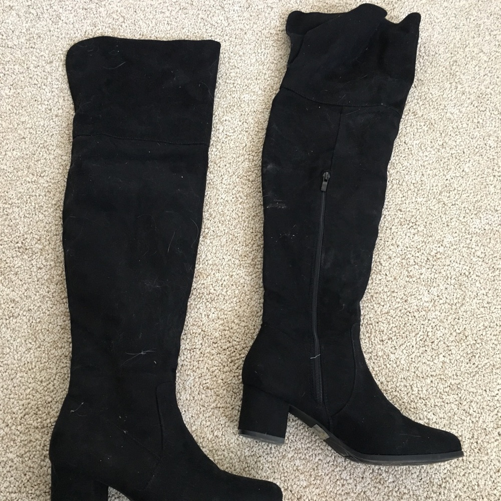 Thigh-High Heeled Boots